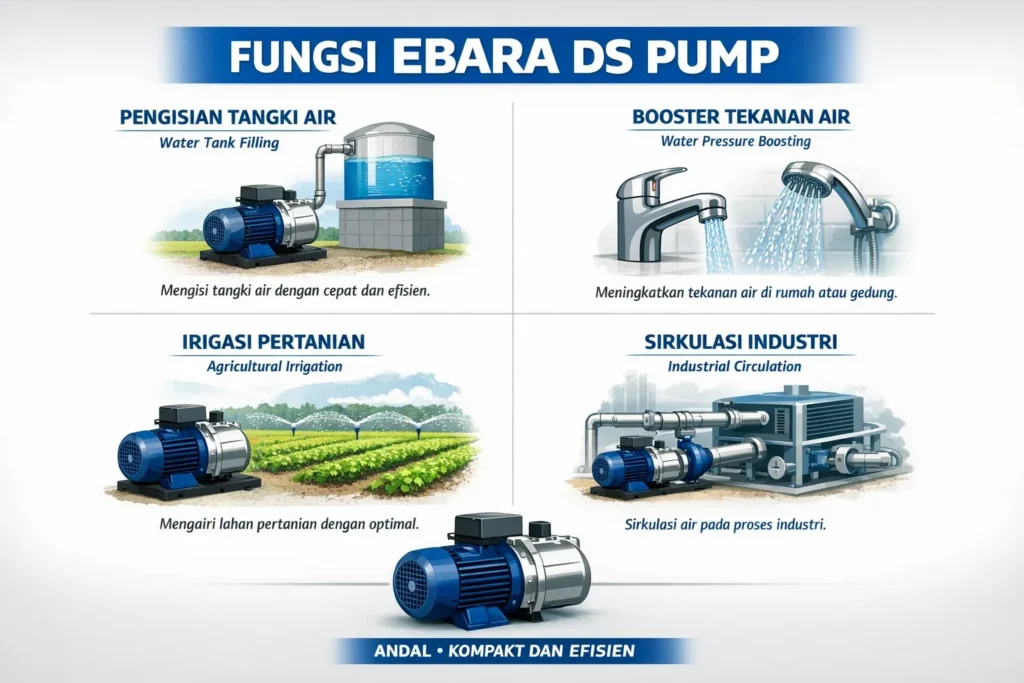 fungsi ebara ds pump