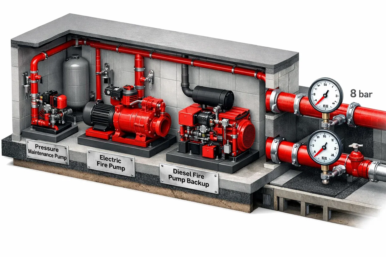 perbedaan jockey pump dan main pump hydrant