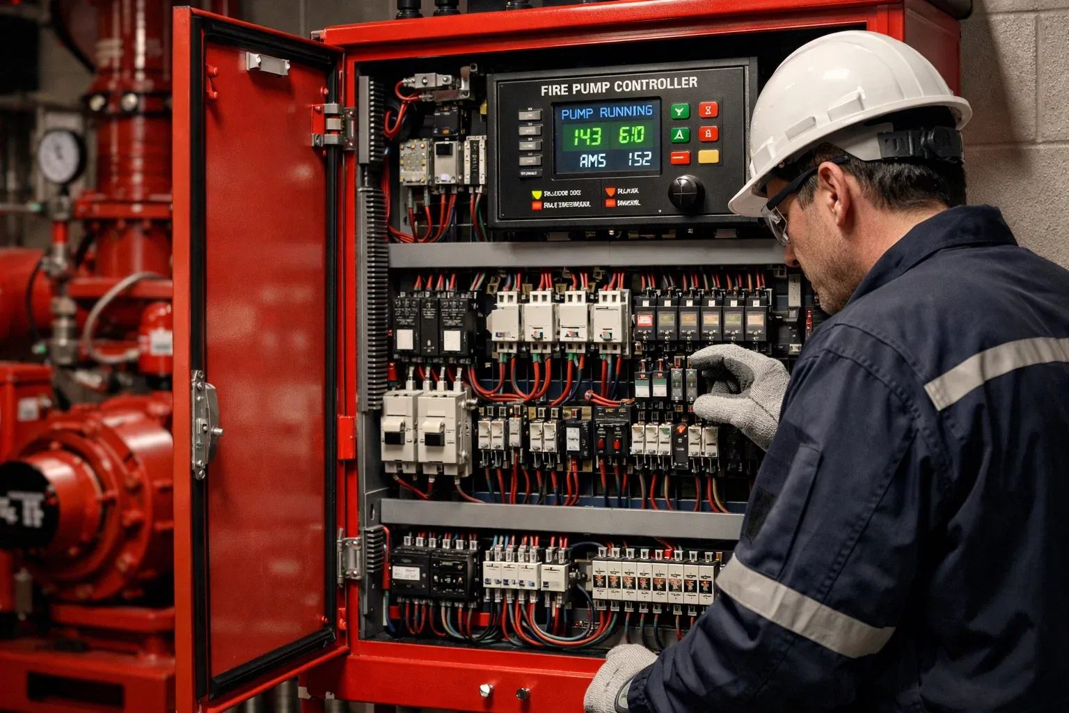 Jasa perbaikan panel hydrant pump Jakarta