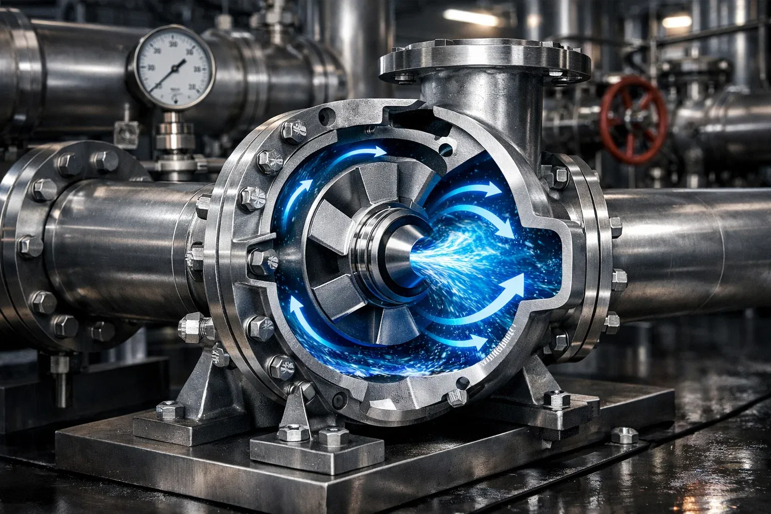 pompa sentrifugal satu tingkat