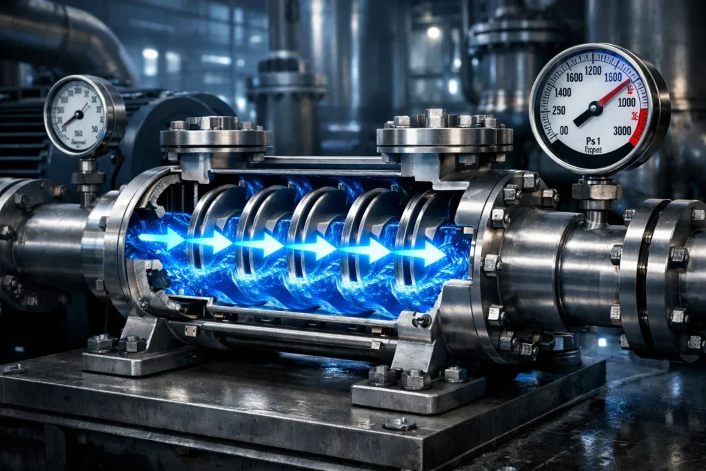 pompa sentrifugal multistage