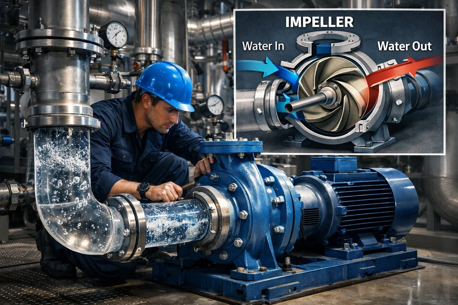 pompa sentrifugal tidak mengisap