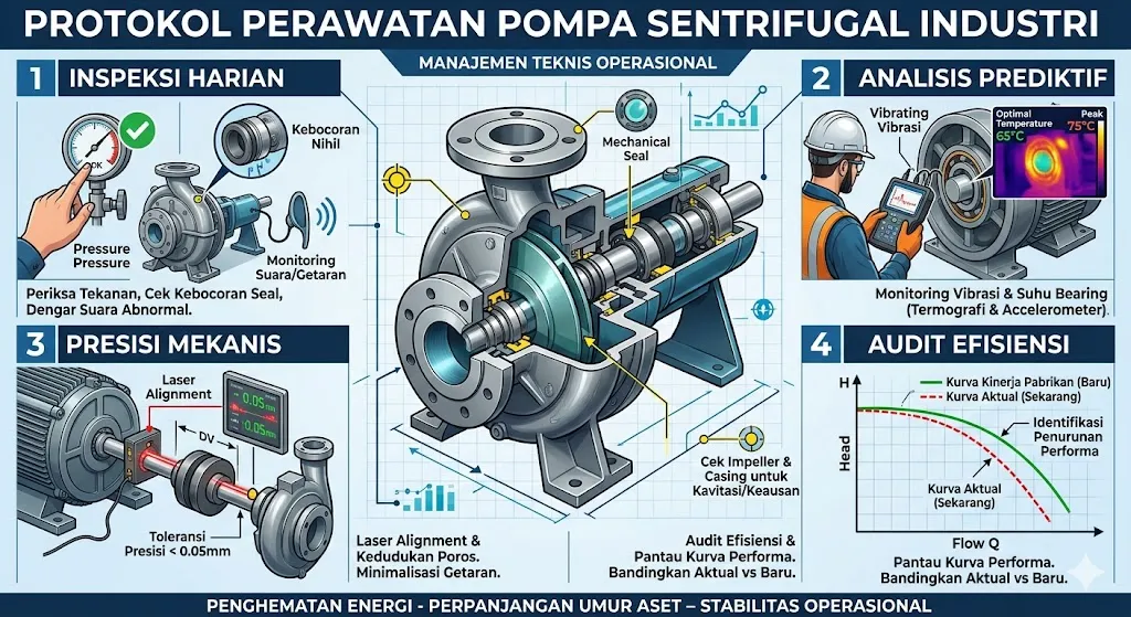 Panduan Komprehensif Perawatan Pompa Sentrifugal untuk Industri