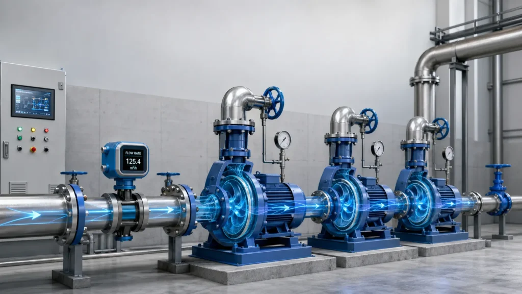 Mengoptimalkan Pengukuran Debit Pompa Sentrifugal dalam Rangkaian Seri