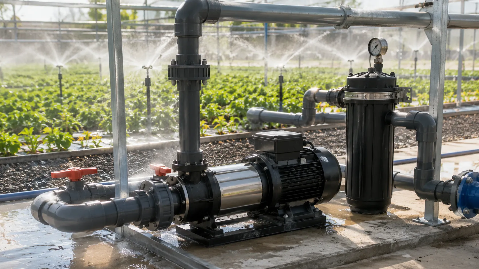 Booster pump for irrigation untuk distribusi air irigasi yang stabil