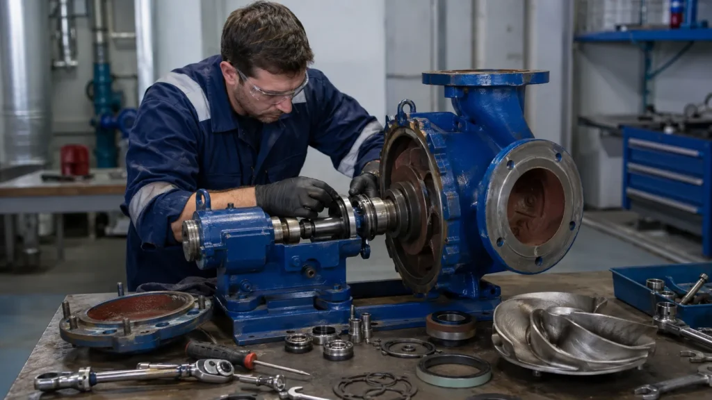 Centrifugal pump repair untuk perbaikan pompa sentrifugal industri dan gedung