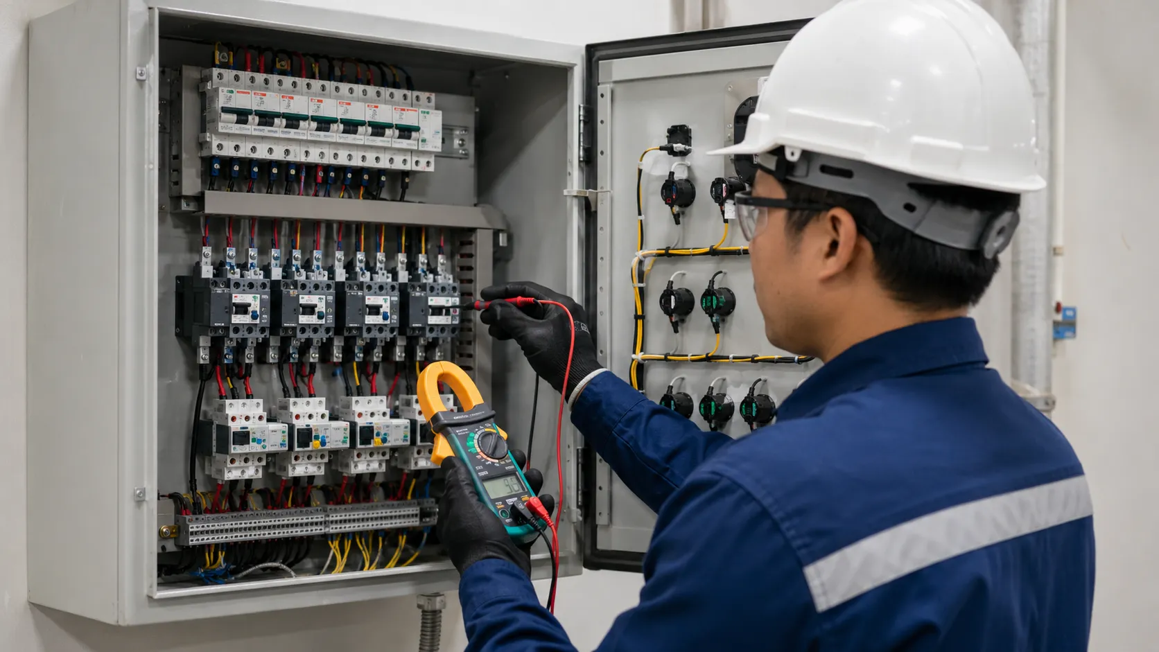 Panel control box pompa air untuk kontrol otomatis dan proteksi pompa industri
