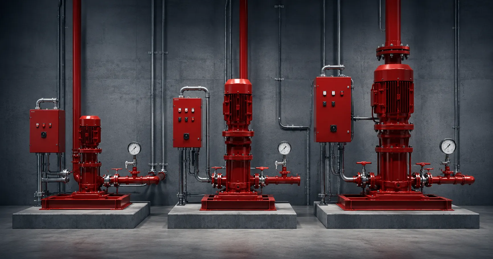 Perbandingan ukuran dan konfigurasi jockey pump hydrant