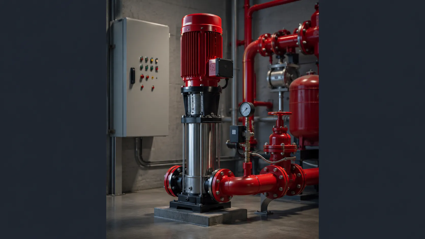 Jockey pump Fairbanks untuk menjaga tekanan sistem hydrant