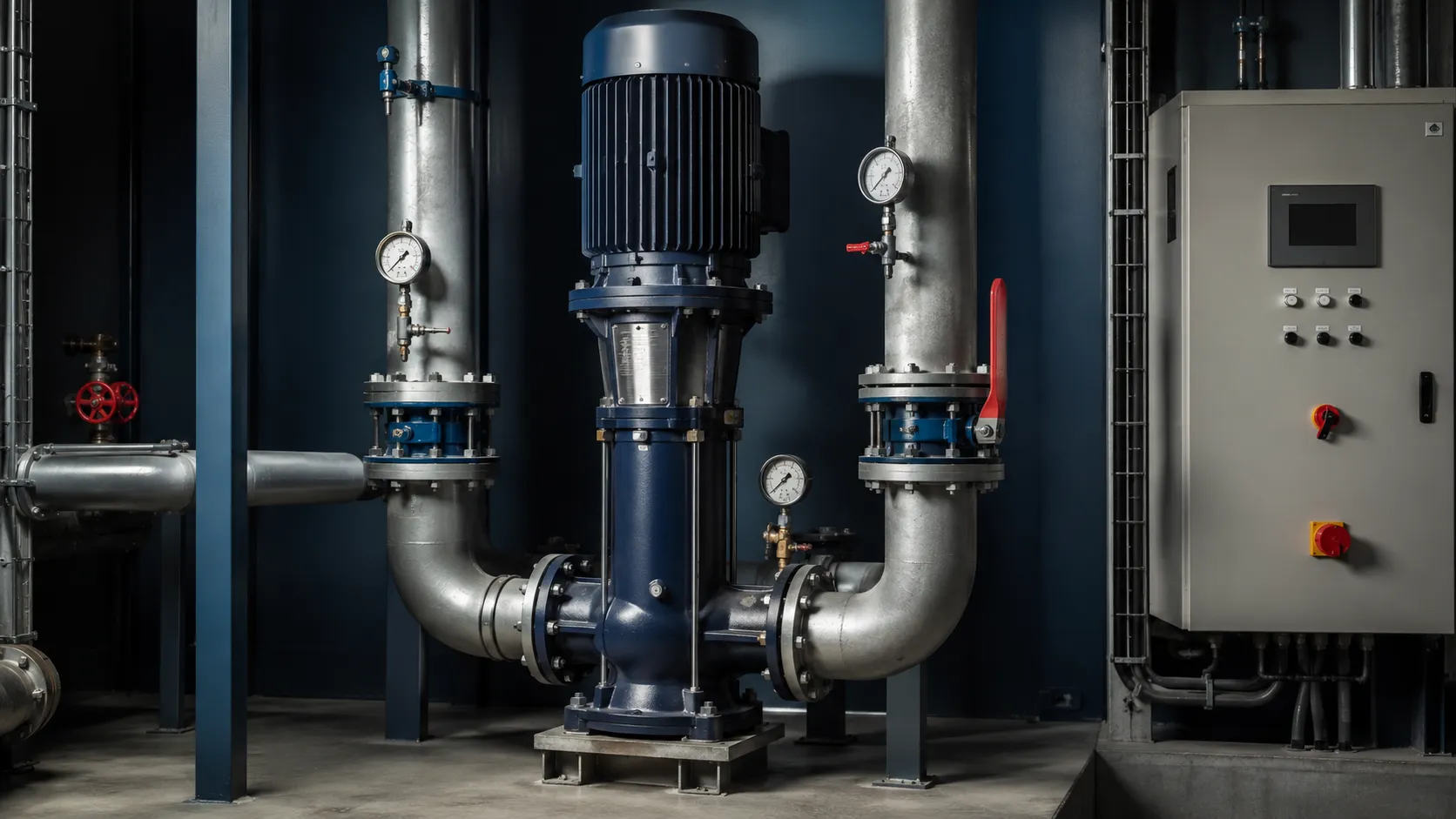 Vertical split case pump untuk instalasi dengan ruang terbatas