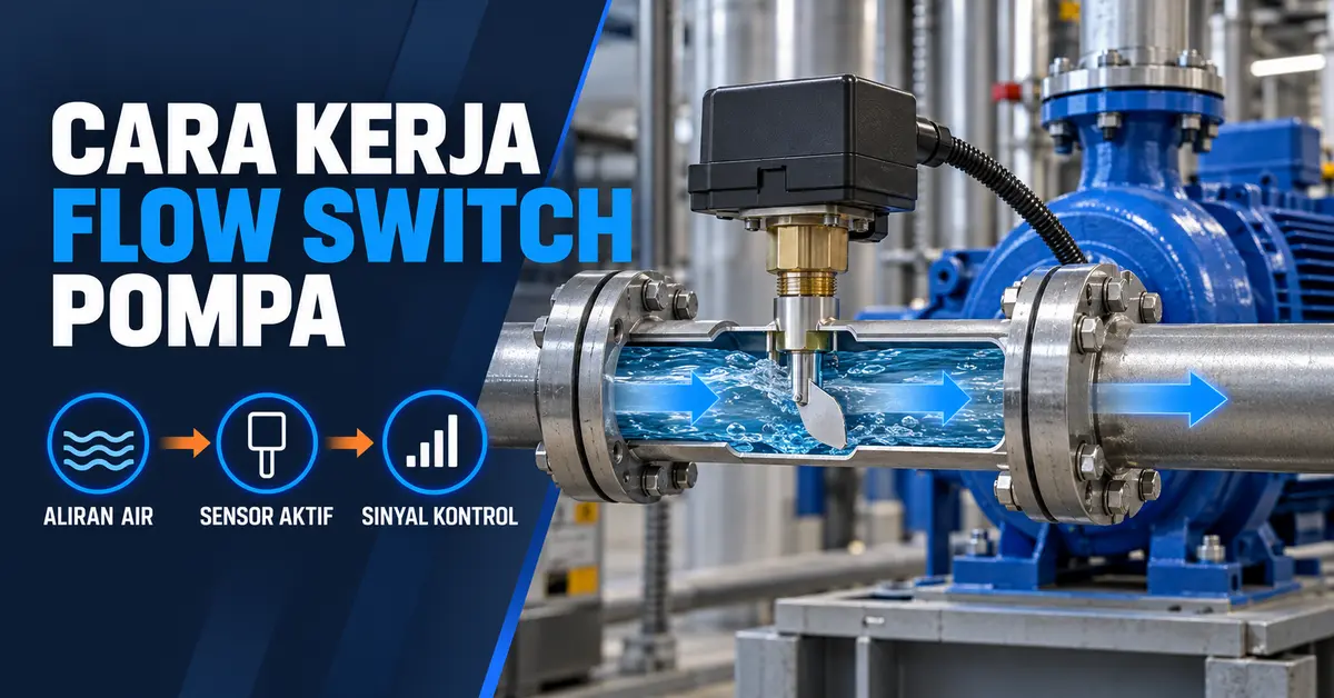 Cara kerja flow switch pada sistem pompa