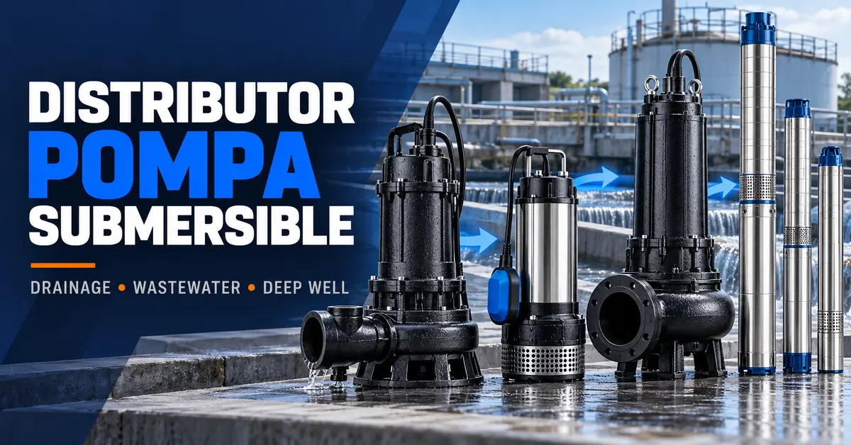 Jenis pompa submersible untuk drainage wastewater dan deep well