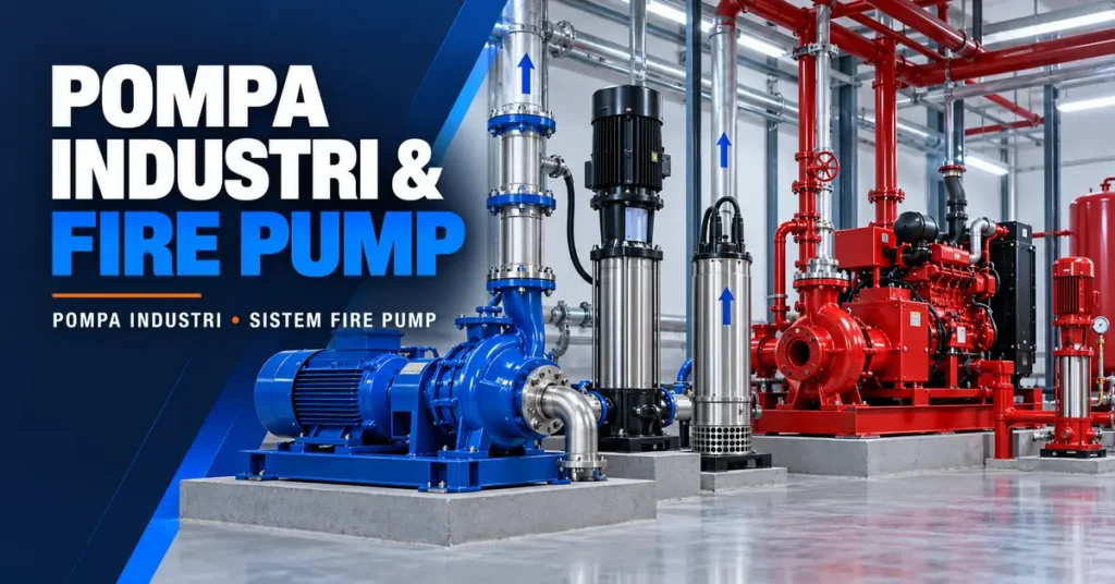 Rangkaian produk pompa industri dan sistem fire pump